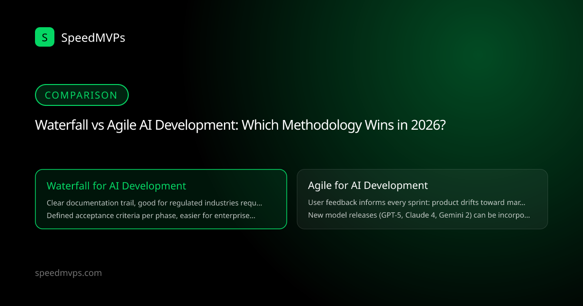 Comparison: Waterfall vs Agile AI Development: Which Methodology Wins in 2026?