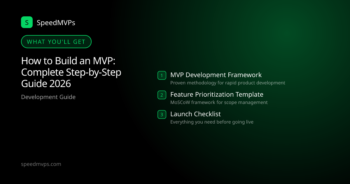 What you'll get: How to Build an MVP: Complete Step-by-Step Guide 2026