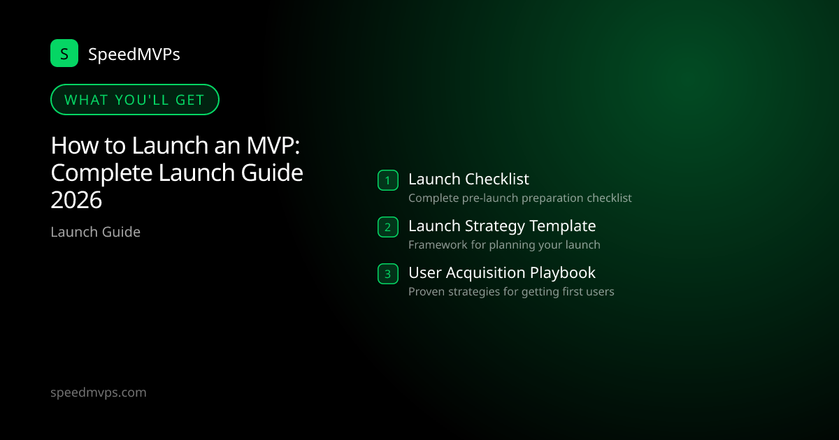 What you'll get: How to Launch an MVP: Complete Launch Guide 2026