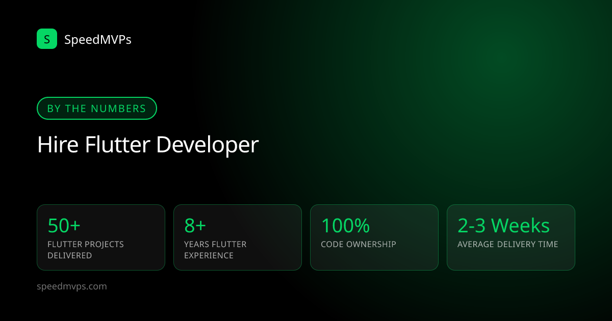 Key stats: hiring Flutter developers