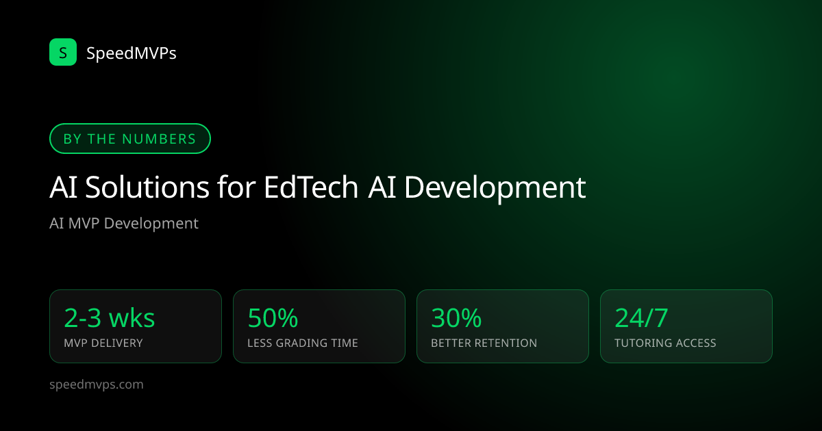 Key stats: AI Solutions for EdTech