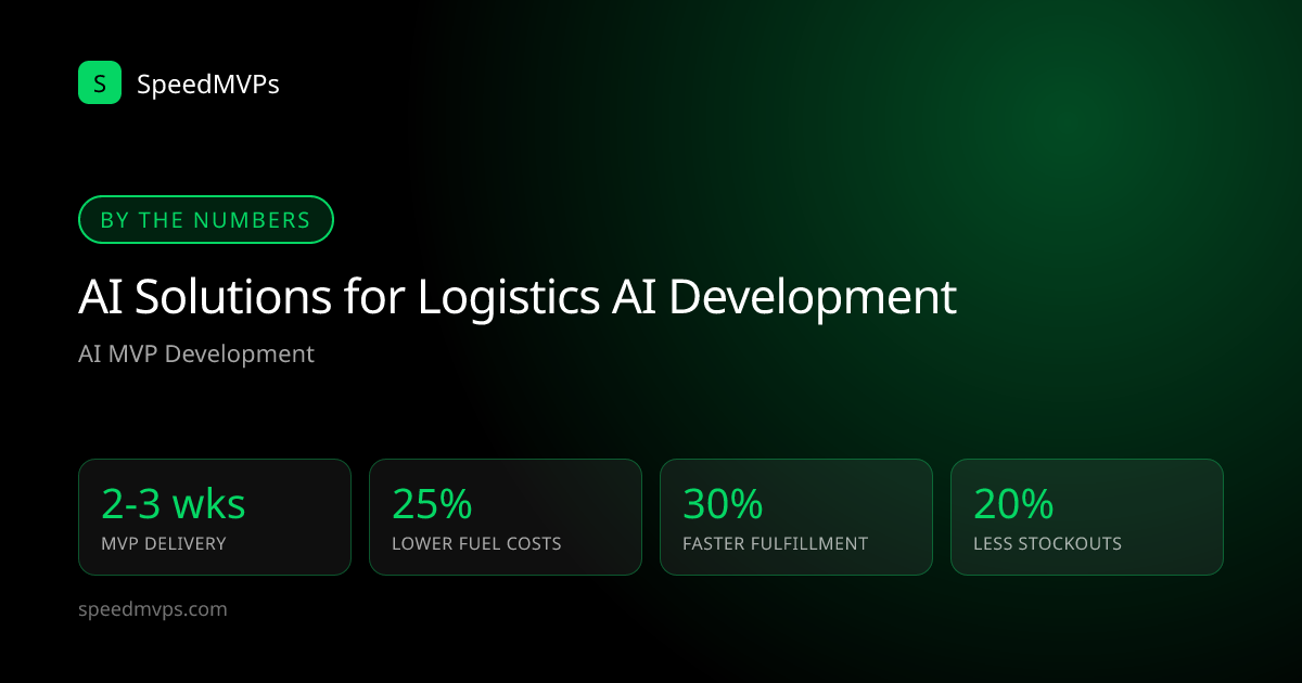 Key stats: AI Solutions for Logistics