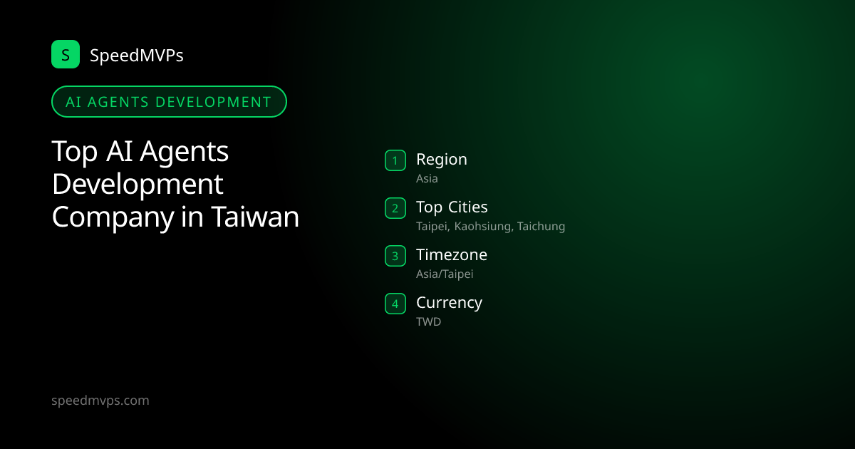 AI Agents Development in Taiwan: region, top cities, and local facts