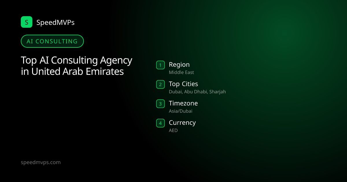 AI Consulting in United Arab Emirates: region, top cities, and local facts