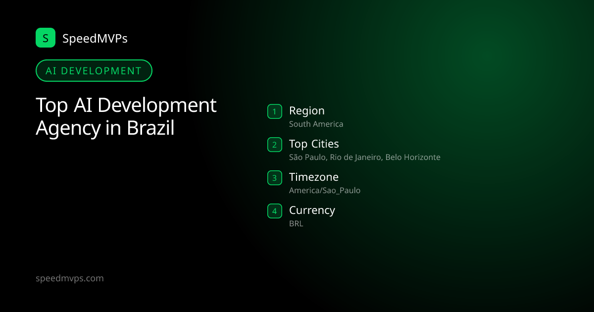 AI Development in Brazil: region, top cities, and local facts