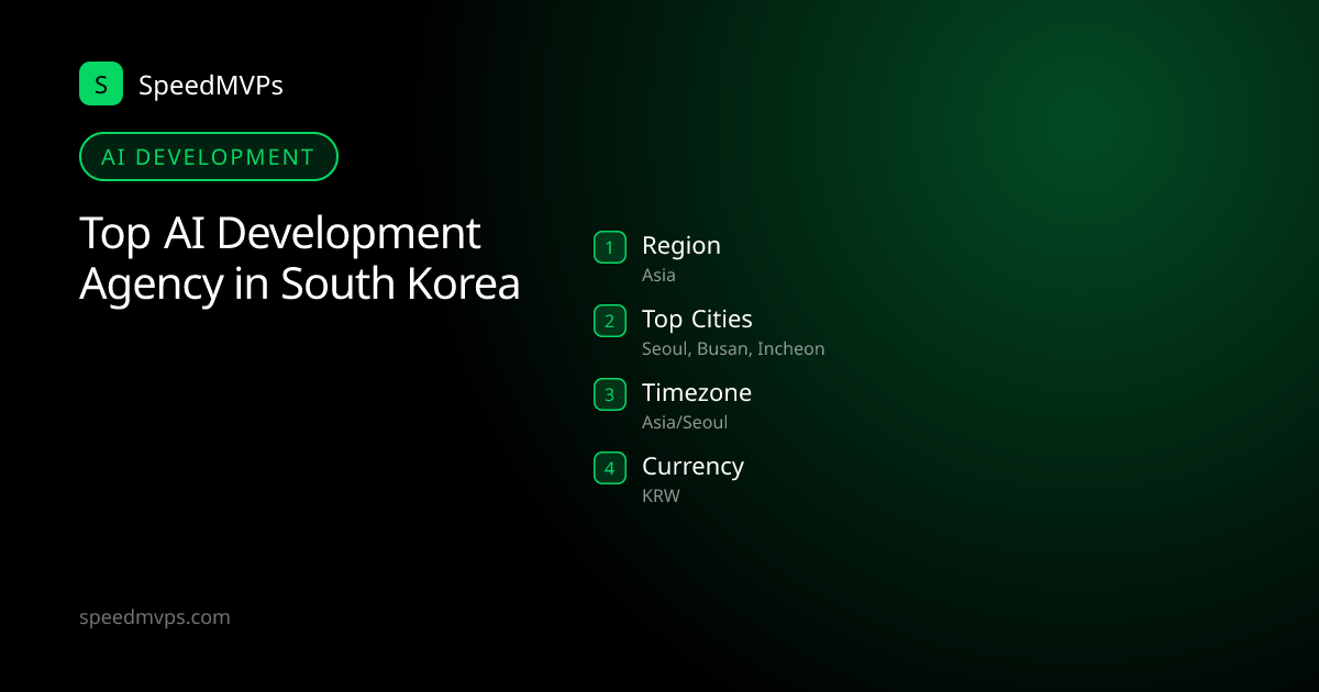 AI Development in South Korea: region, top cities, and local facts
