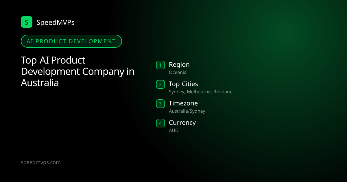 AI Product Development in Australia: region, top cities, and local facts