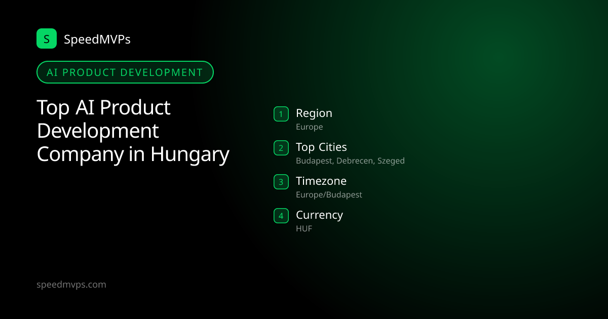 AI Product Development in Hungary: region, top cities, and local facts