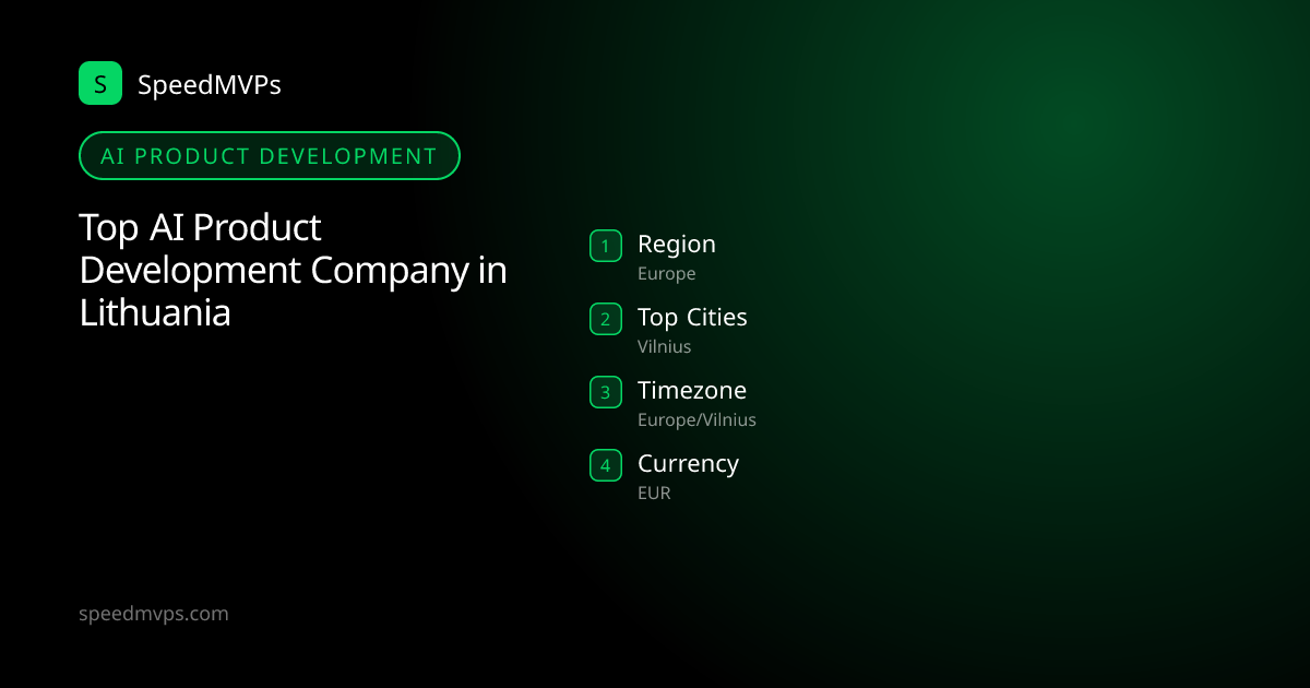 AI Product Development in Lithuania: region, top cities, and local facts