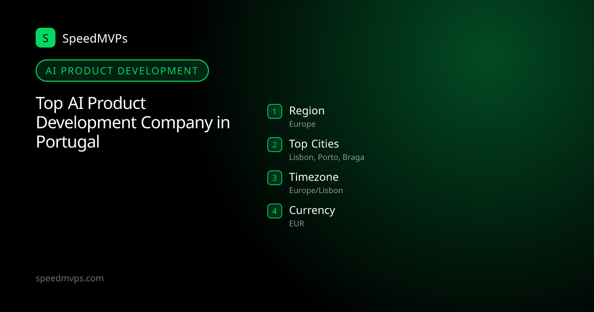 AI Product Development in Portugal: region, top cities, and local facts