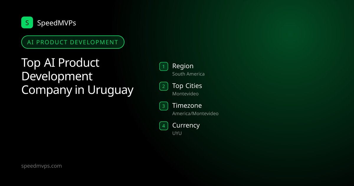 AI Product Development in Uruguay: region, top cities, and local facts