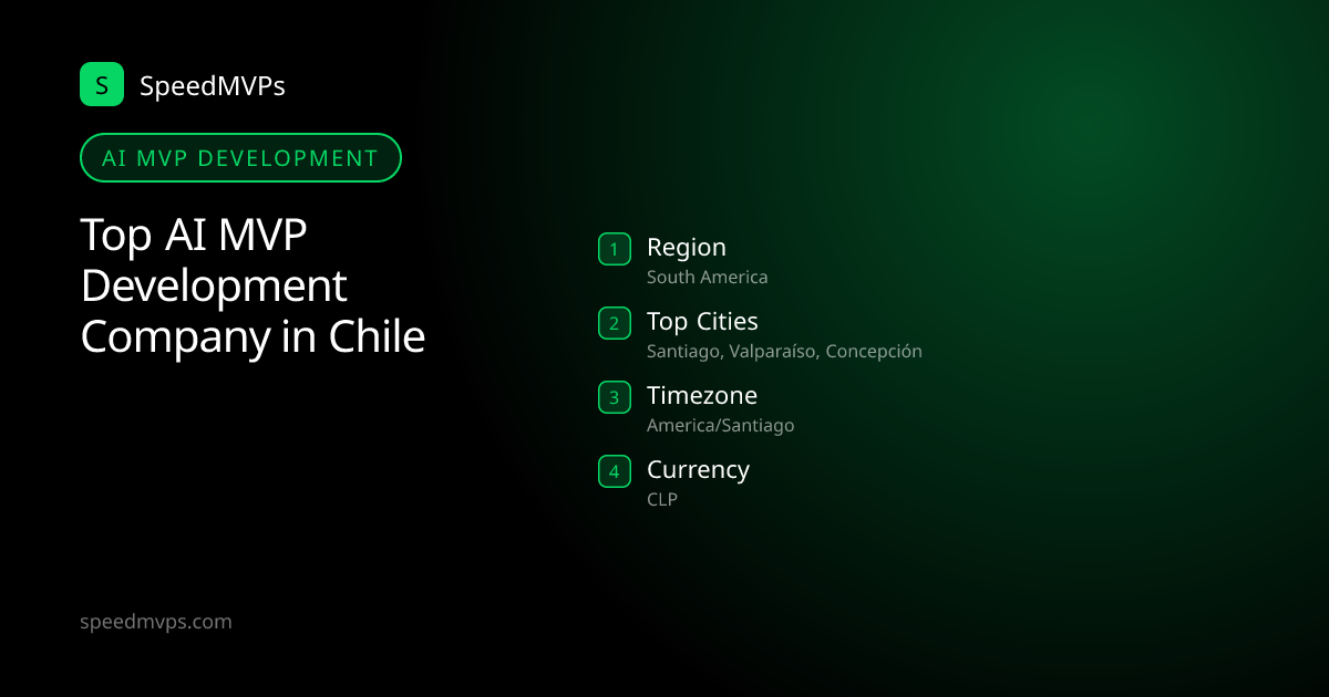 AI MVP Development in Chile: region, top cities, and local facts