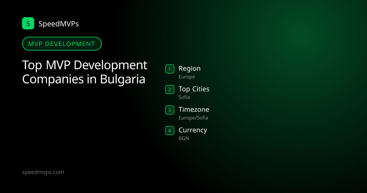 MVP Development in Bulgaria: region, top cities, and local facts