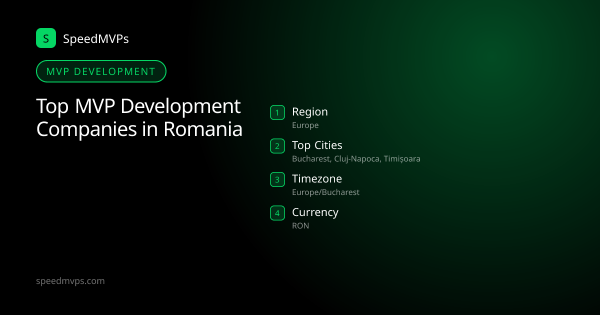 MVP Development in Romania: region, top cities, and local facts