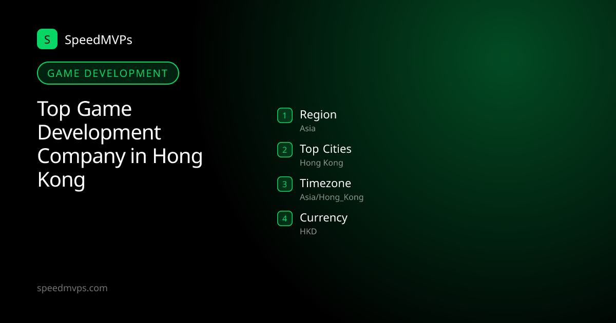 Game Development in Hong Kong: region, top cities, and local facts