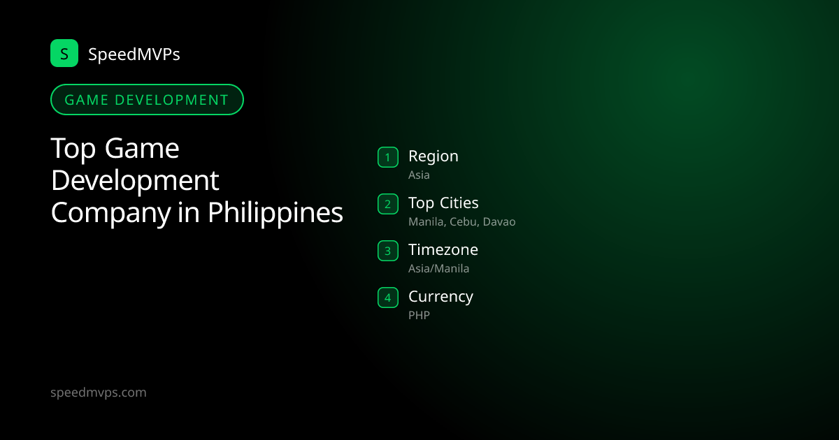 Game Development in Philippines: region, top cities, and local facts