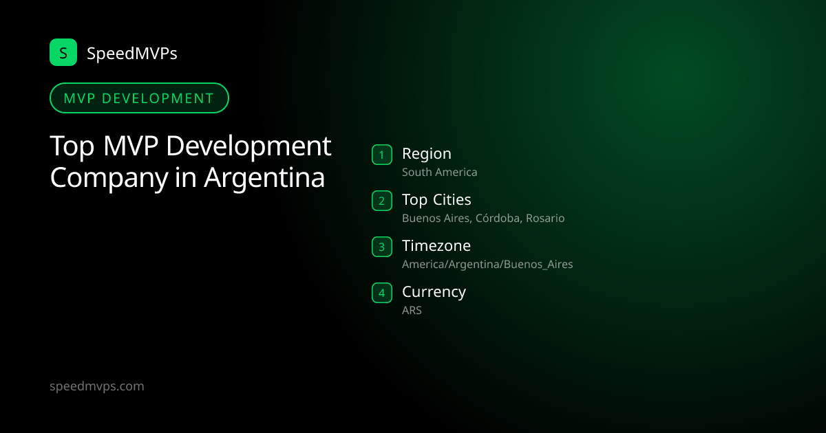 MVP Development in Argentina: region, top cities, and local facts