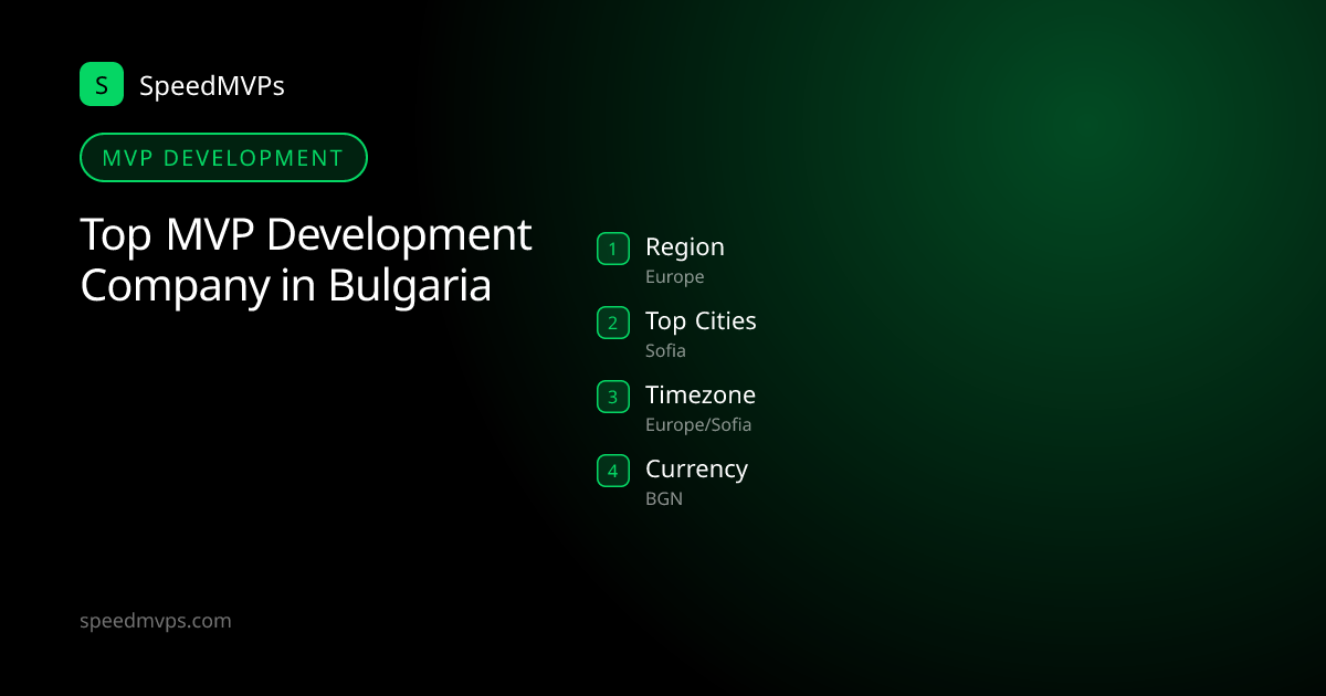 MVP Development in Bulgaria: region, top cities, and local facts