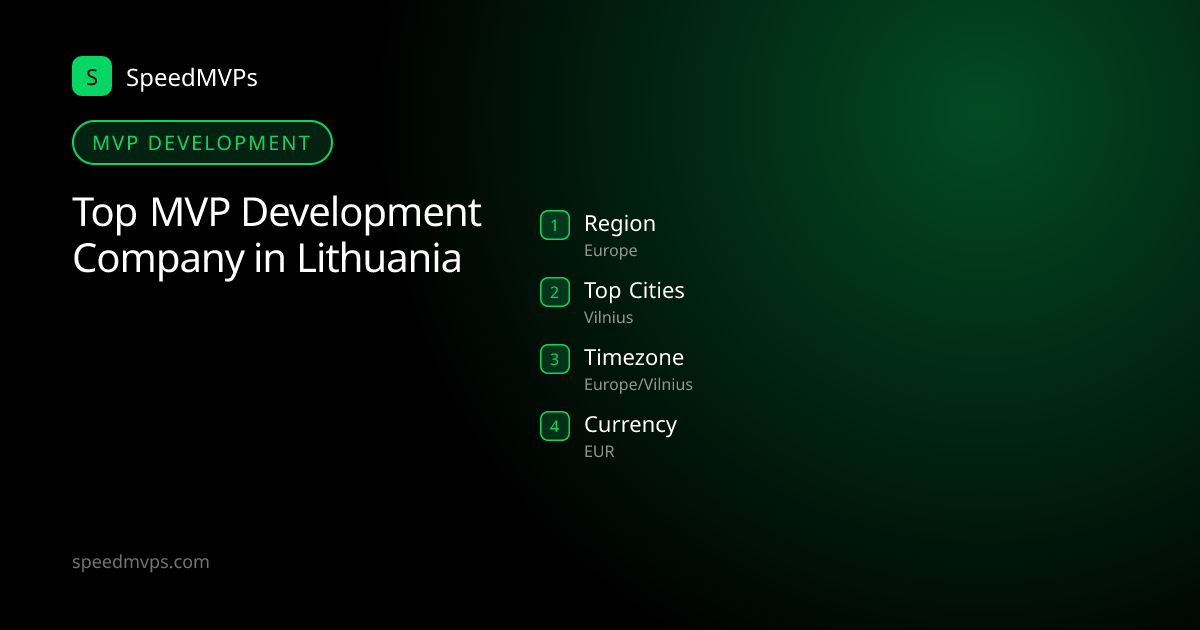 MVP Development in Lithuania: region, top cities, and local facts