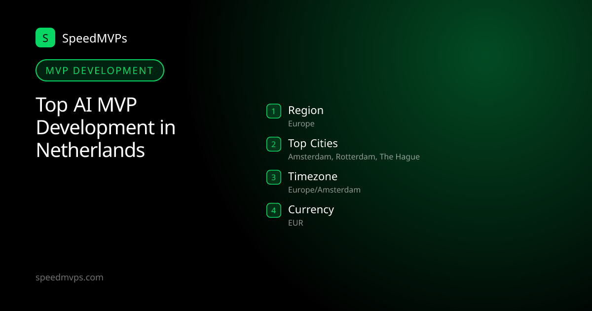 MVP Development in Netherlands: region, top cities, and local facts