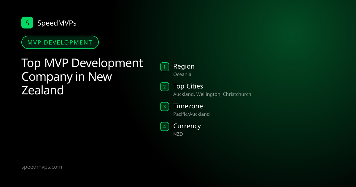 MVP Development in New Zealand: region, top cities, and local facts