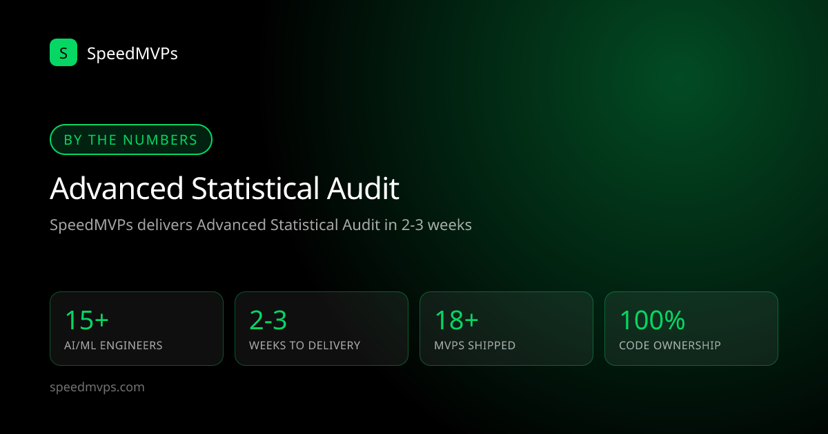 Key stats: Advanced Statistical Audit