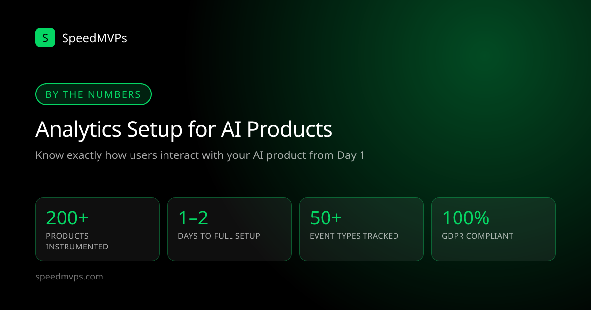 Key stats: Analytics Setup for AI Products