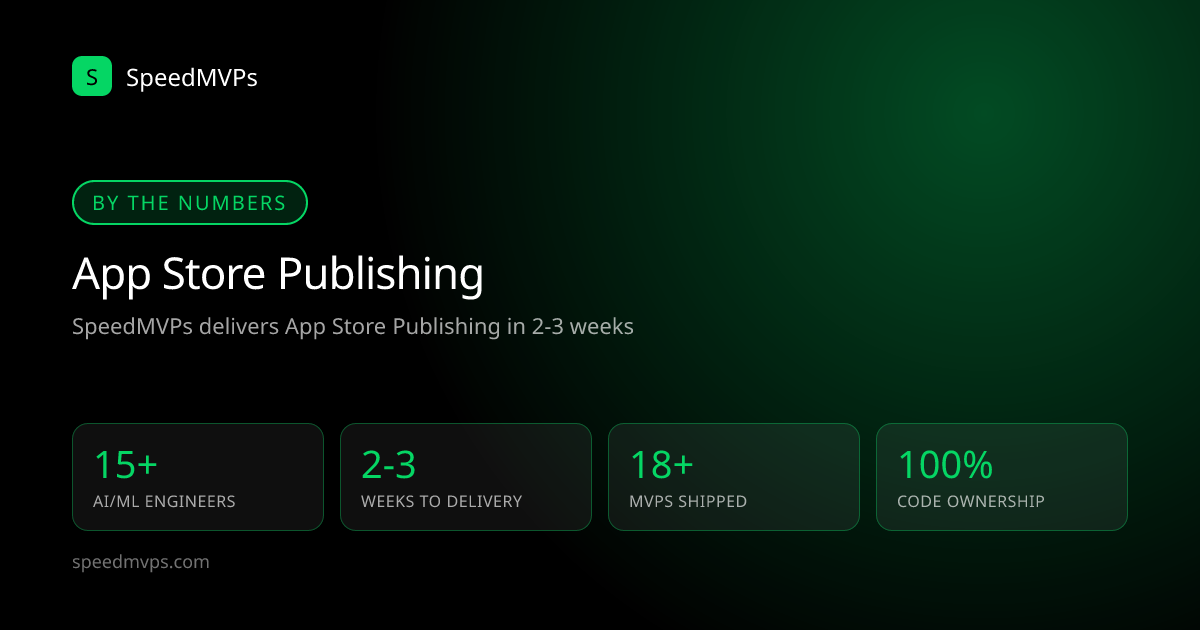 Key stats: App Store Publishing