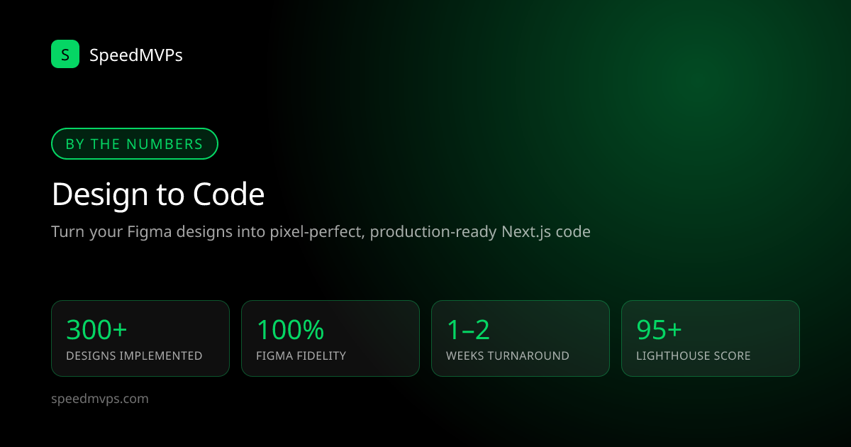 Key stats: Design to Code