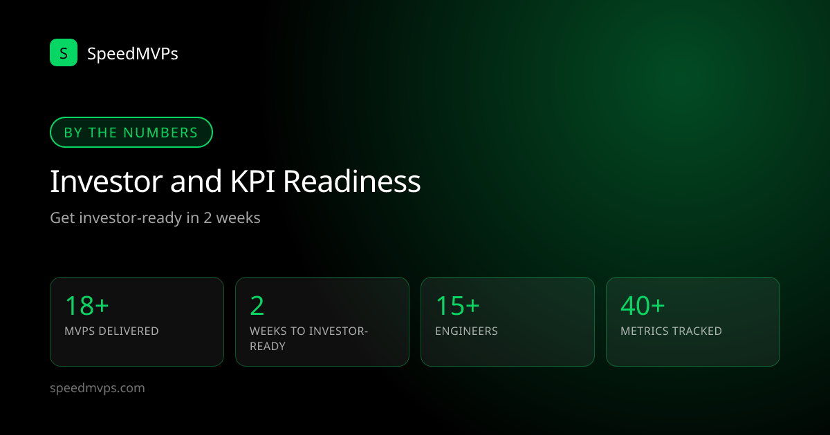 Key stats: Investor and KPI Readiness