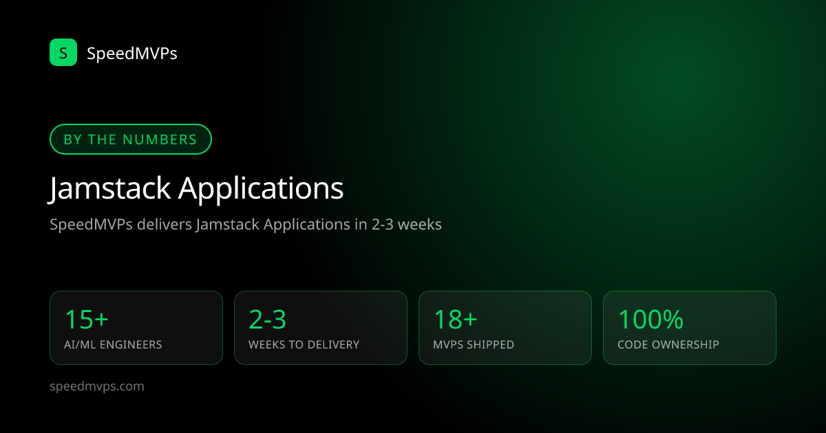 Key stats: Jamstack Applications
