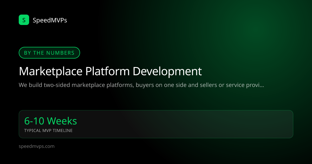 Key stats: Marketplace Platform Development