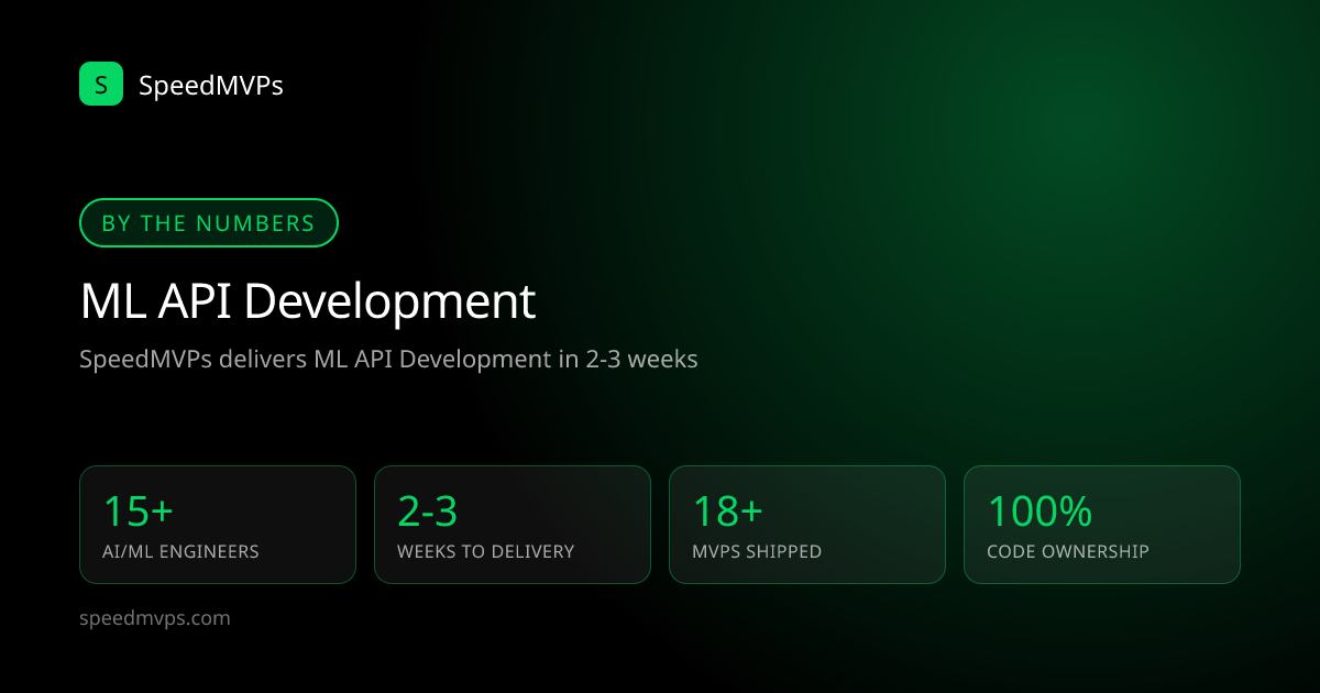 Key stats: ML API Development