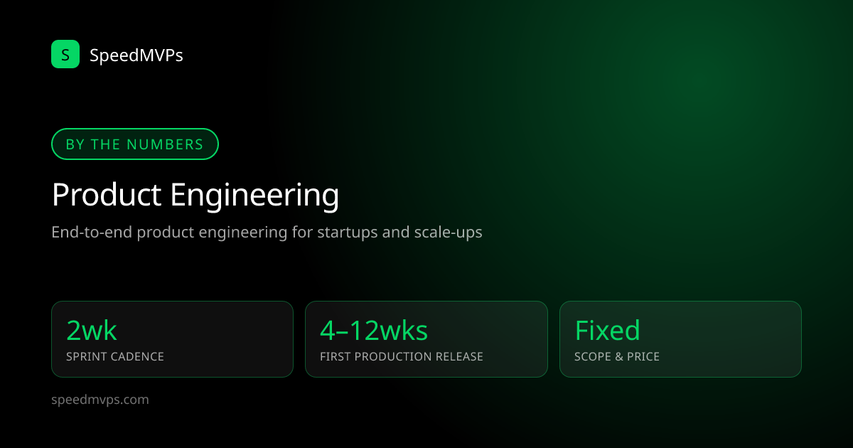 Key stats: Product Engineering