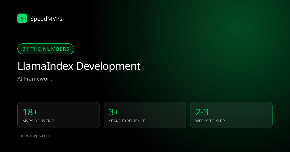 Key stats: LlamaIndex development