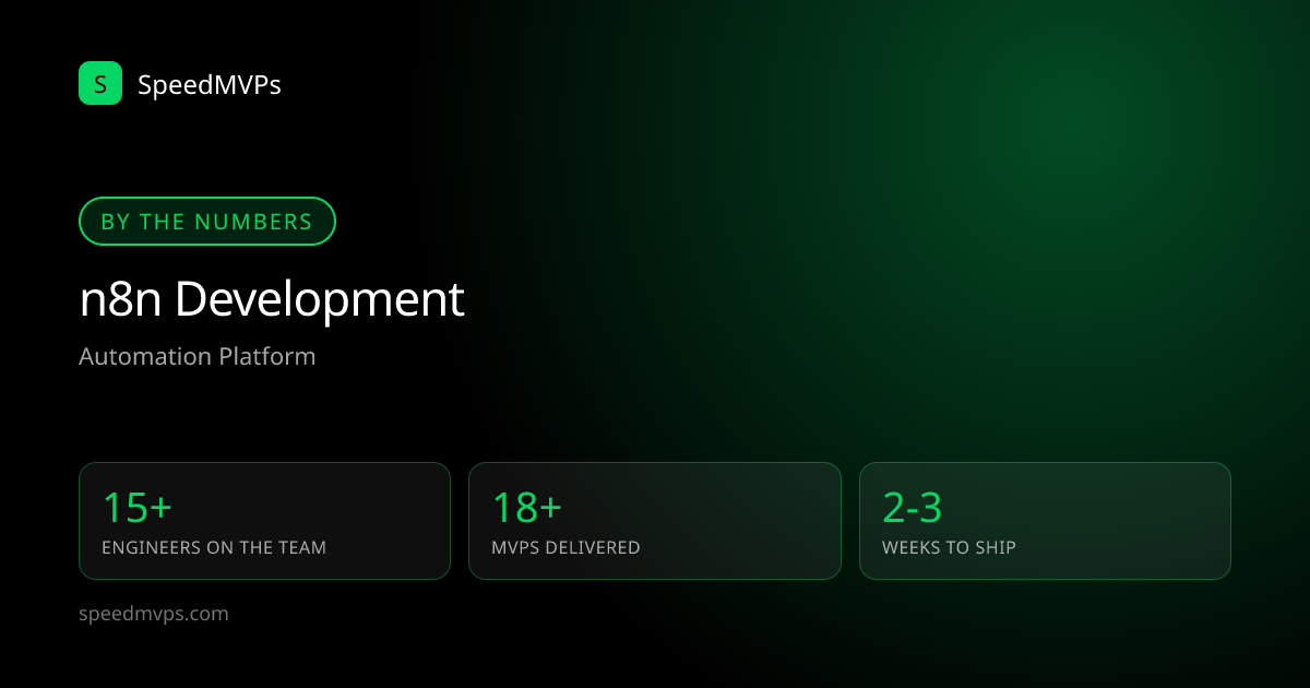 Key stats: n8n development