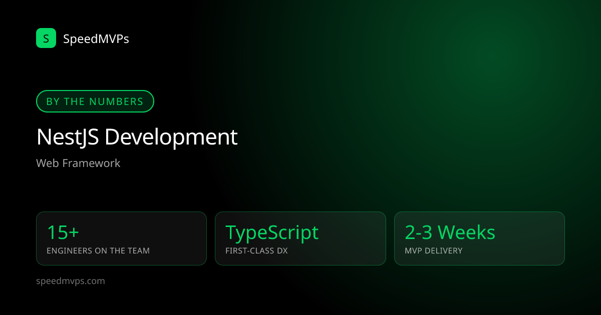 Key stats: NestJS development