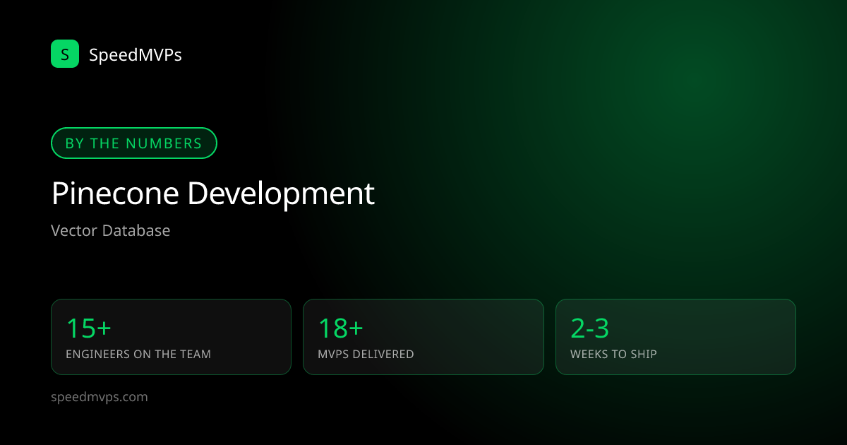 Key stats: Pinecone development