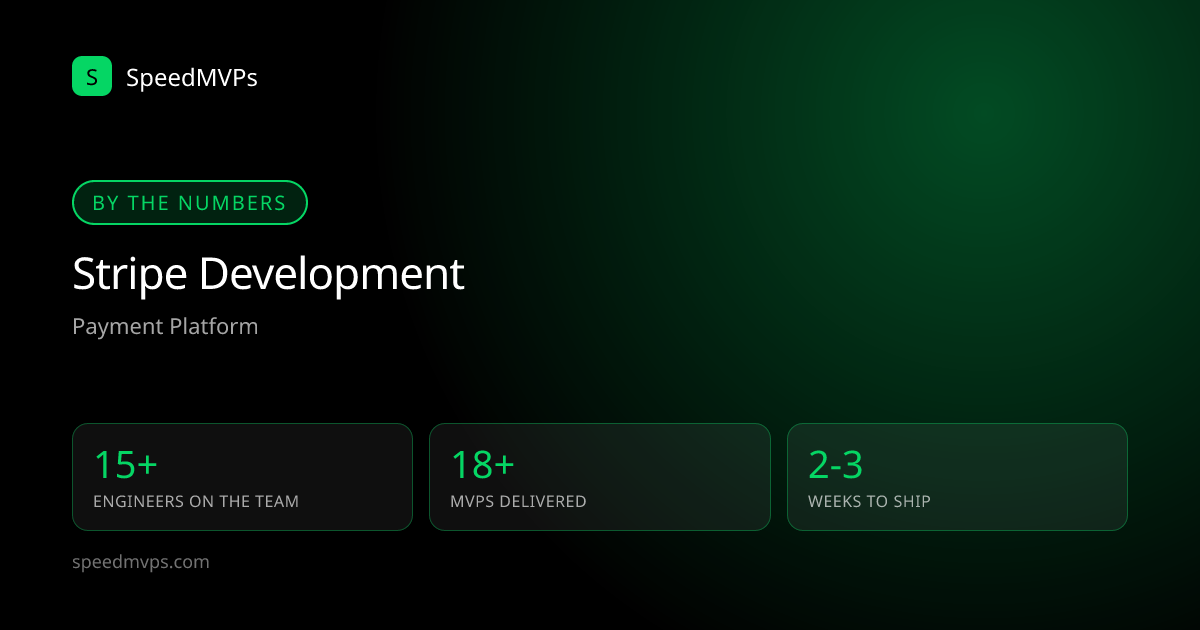 Key stats: Stripe development