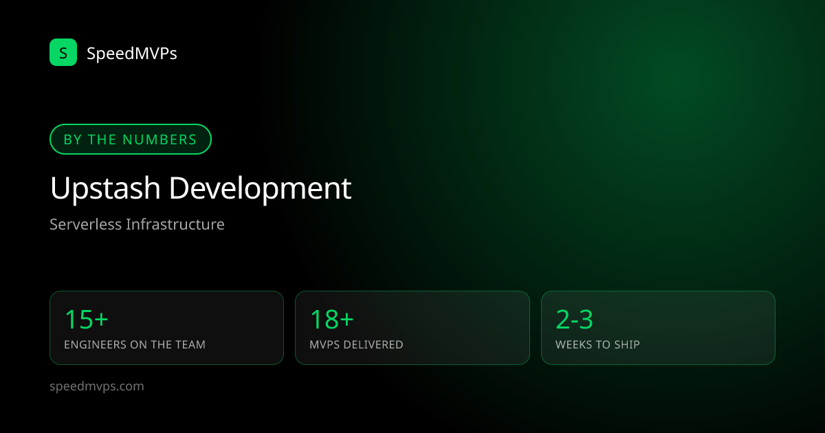Key stats: Upstash development