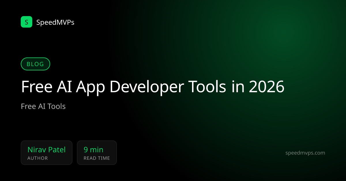 Free AI App Developer Tools in 2026