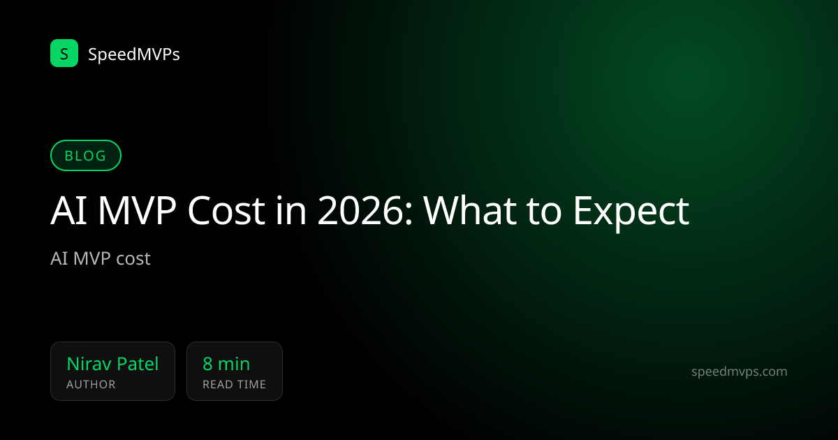 AI MVP Cost in 2026: What to Expect