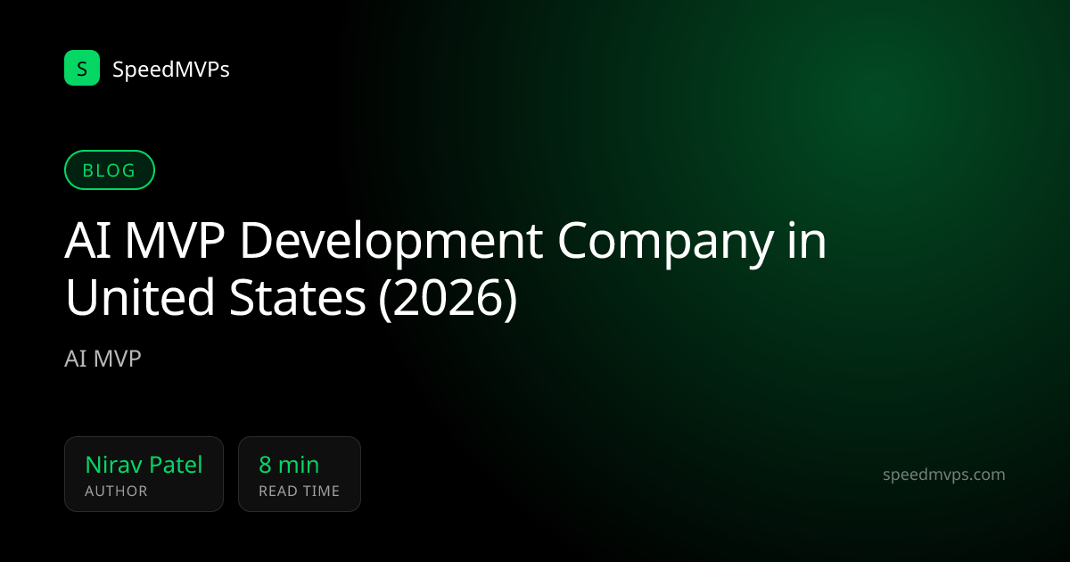 AI MVP Development Company in United States (2026)