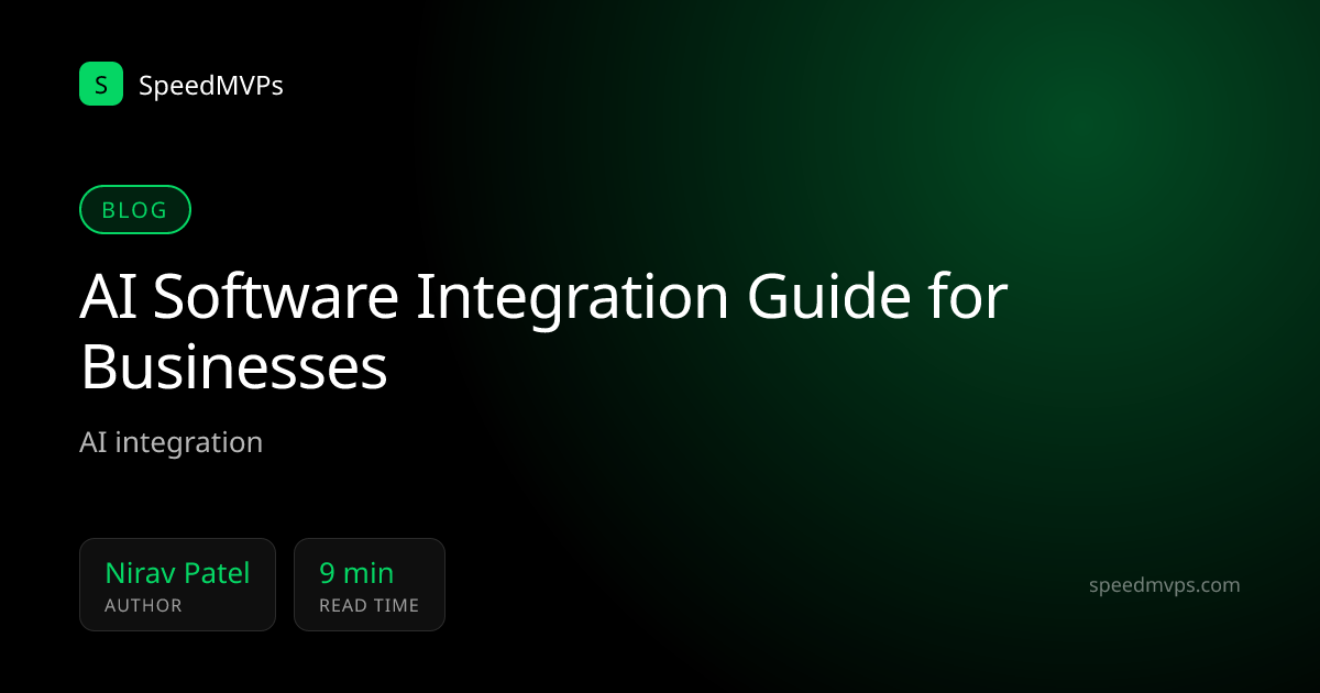 AI Software Integration Guide for Businesses