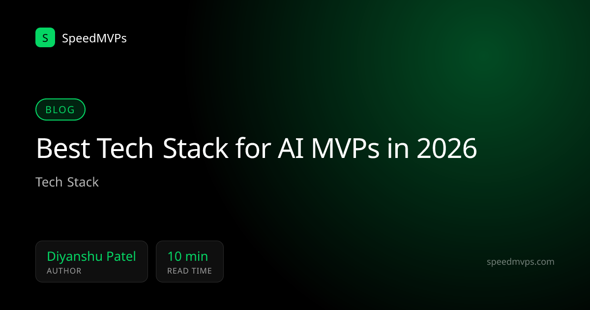 Best Tech Stack for AI MVPs in 2026
