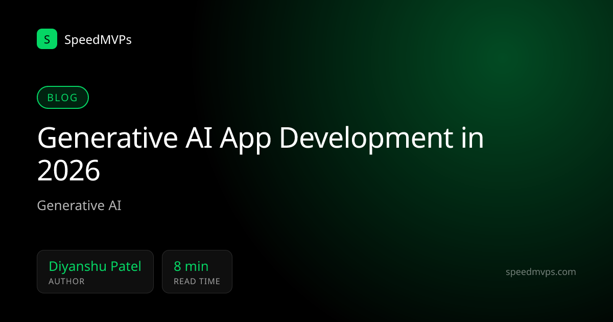 Generative AI App Development in 2026