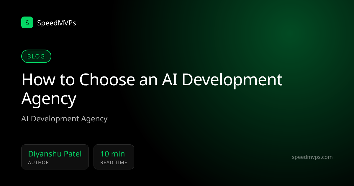 How to Choose an AI Development Agency