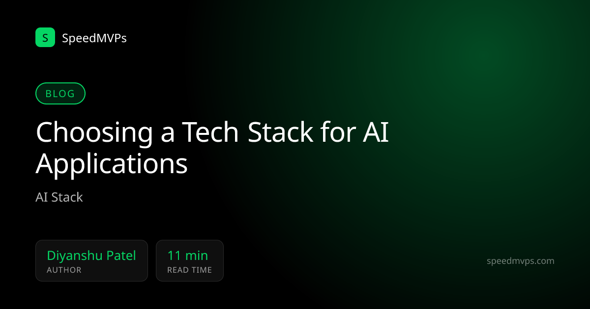 Choosing a Tech Stack for AI Applications