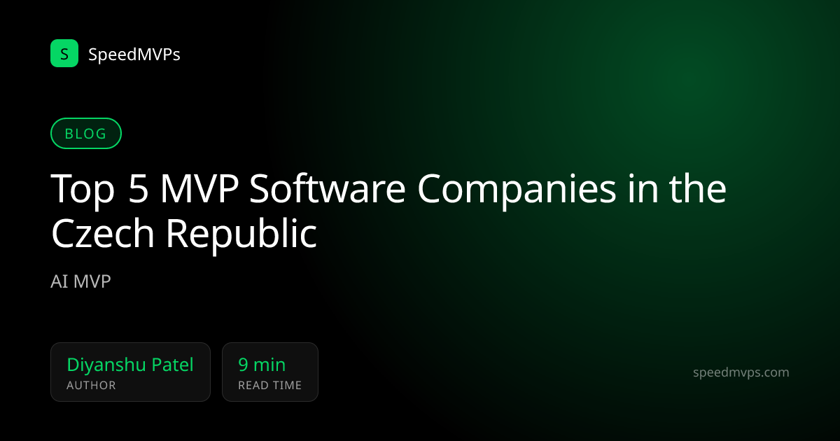 Top 5 MVP Software Companies in the Czech Republic