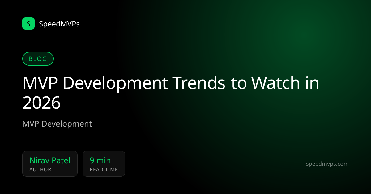 MVP Development Trends to Watch in 2026